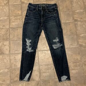 American Eagle high rise crop Jegging